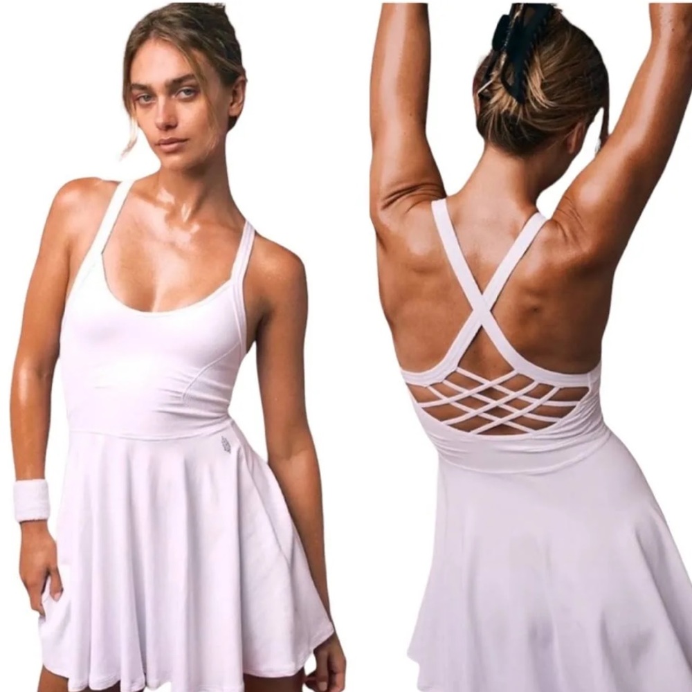 NWOT Free People Good Karma Dress in White Size XS/S (0-6)